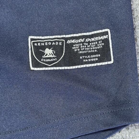 Vtg Renegade New York Yankees Blank MLB Youth Button Up Jersey Sz (S) Dark Blue - Picture 3 of 13